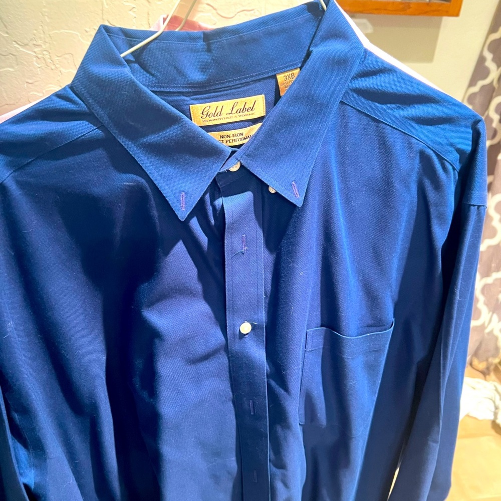 Rountree and York 3XL button down dress shirt Gold Label